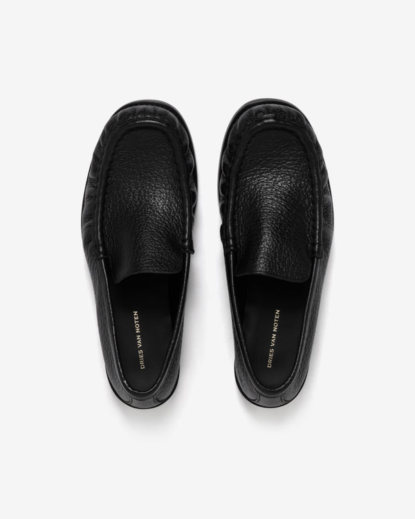 Dries Van Noten  - Women's Textured Moccasin - (Black)