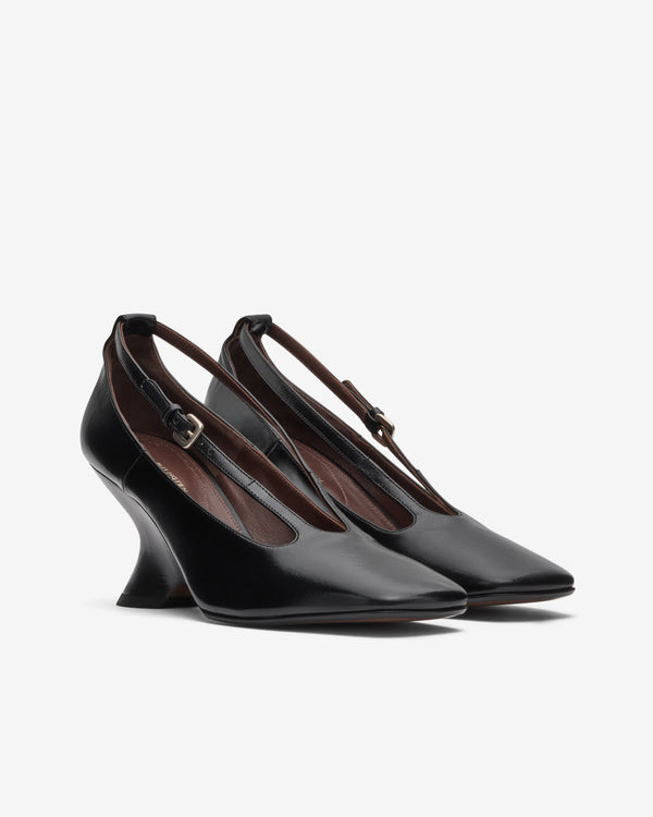 Dries Van Noten  - Women's Wedge Pumps - (Black)
