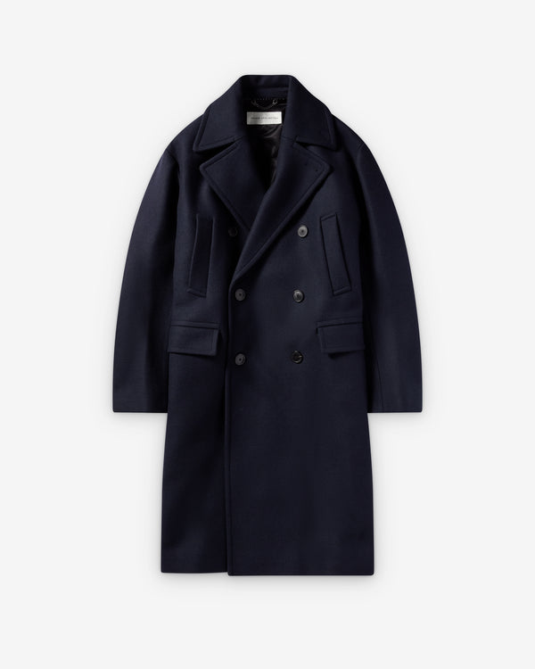 Dries Van Noten  - Men's Rascott Coat - (Navy)
