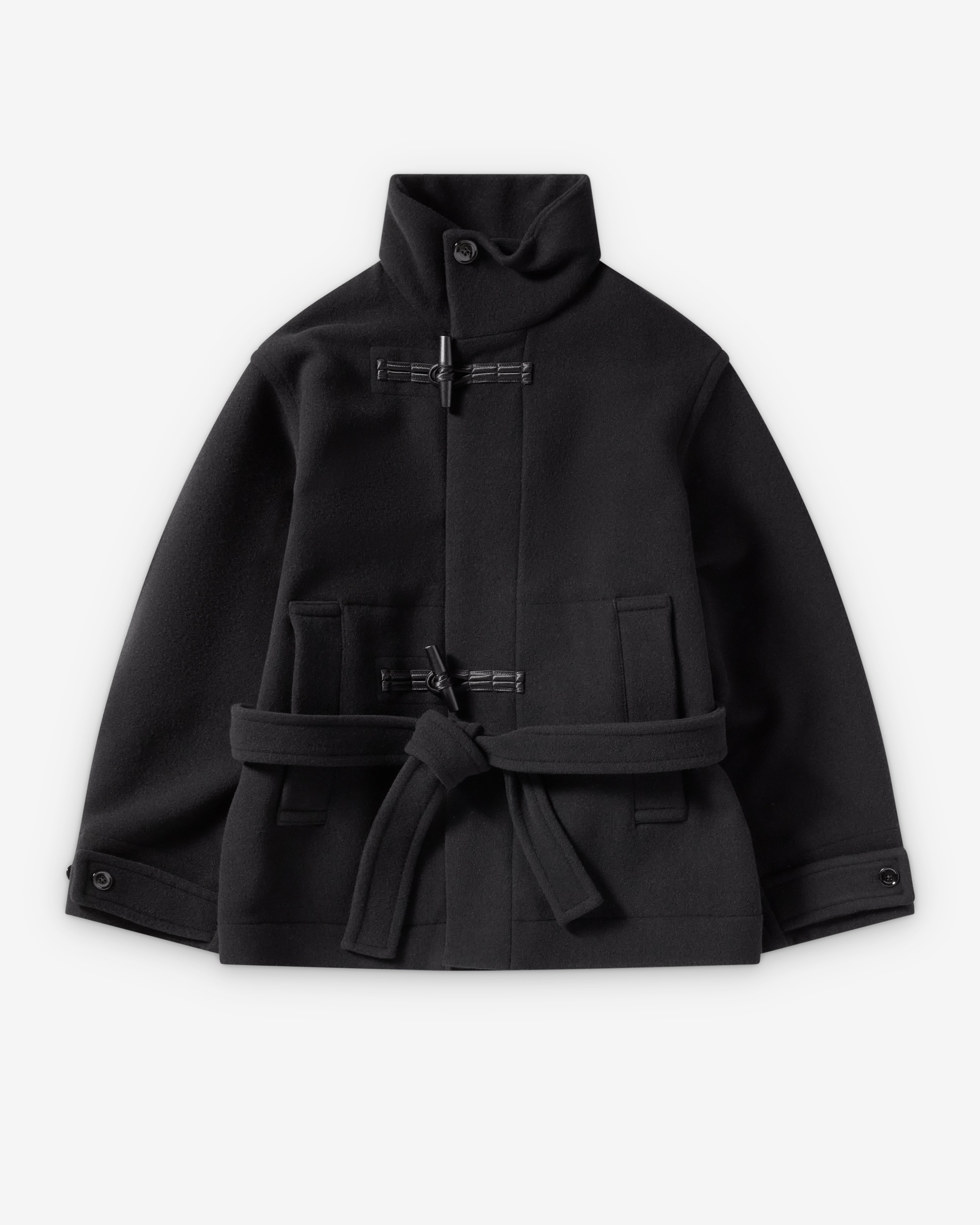 Lemaire : Women's Short Duffle Coat (Black) | Dover Street Market