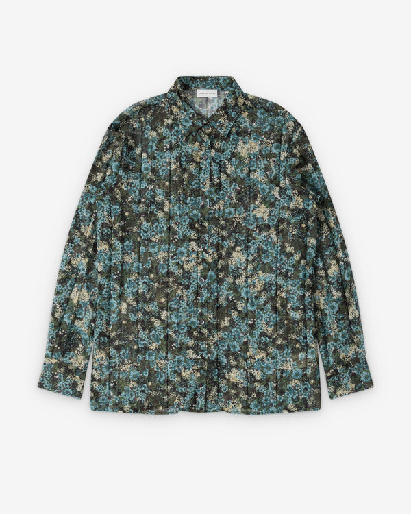 Dries Van Noten - Women's Pleated Clavelly Shirt - (Sky)