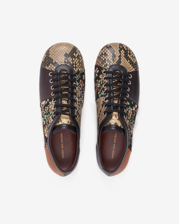 Dries Van Noten  - Women's Printed Ballerina Sneakers - (Forest)