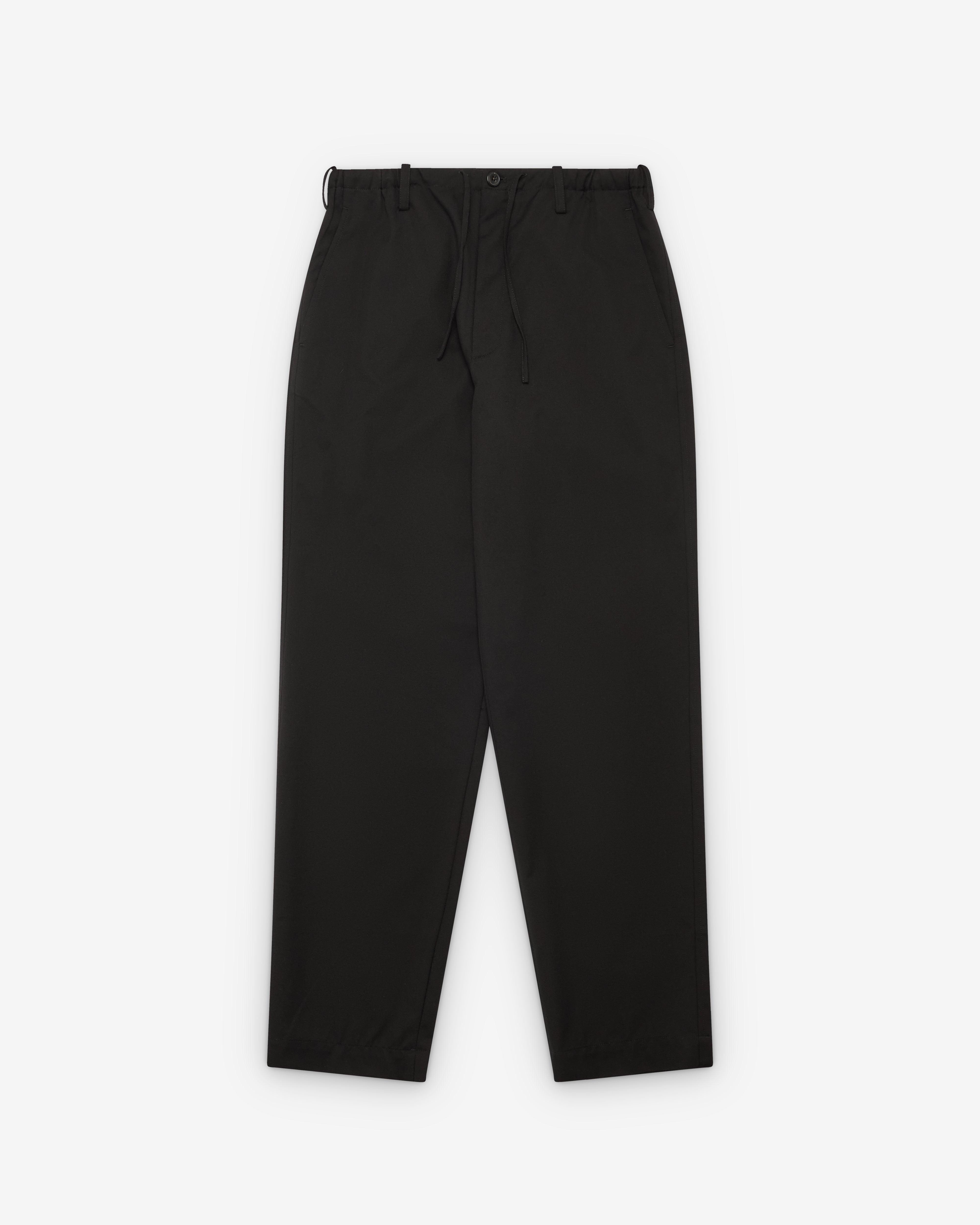 Dries Van Noten: Men's Tapered Trousers (Black) | Dover Street