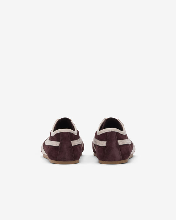 Dries Van Noten  - Men's Suede Sneakers - (Dark Purple/Beige)