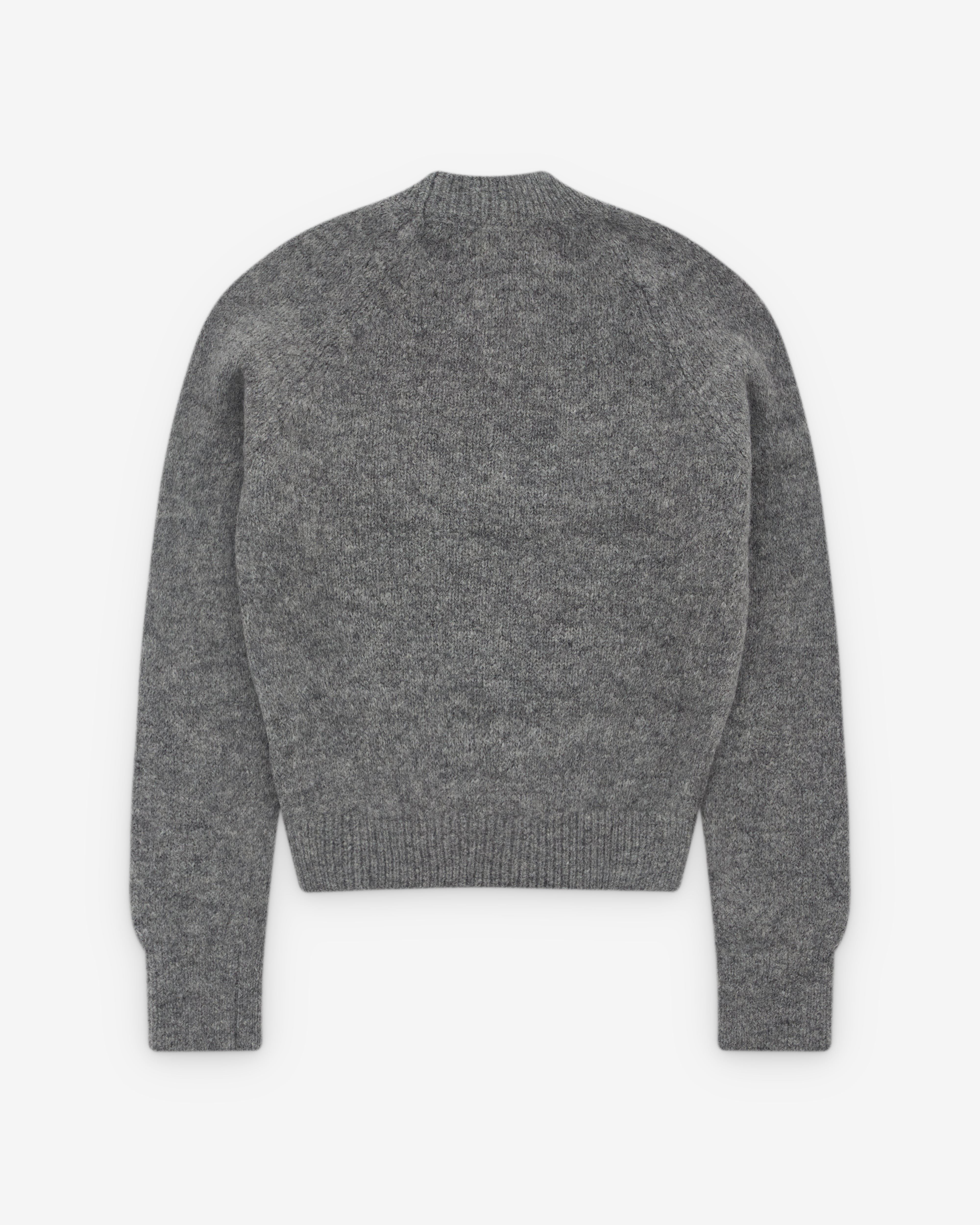 Dries Van Noten: Women's Fitted Sweater (Mid Grey) | Dover Street Dries Van Noten: Women's Fitted Sweater (Mid Grey) | Dover Street
