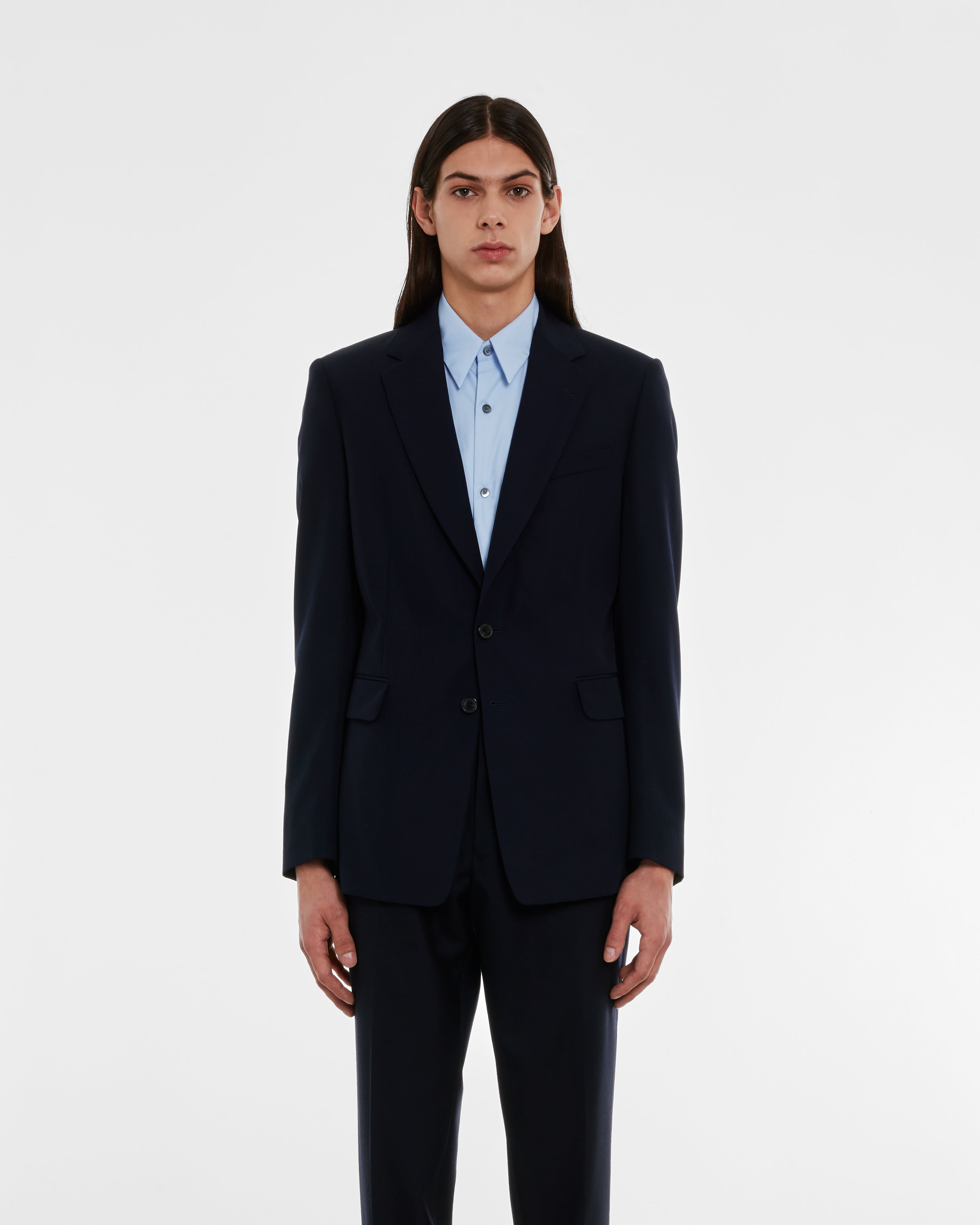 Dries Van Noten - Men's Single Breasted Blazer - (Navy)