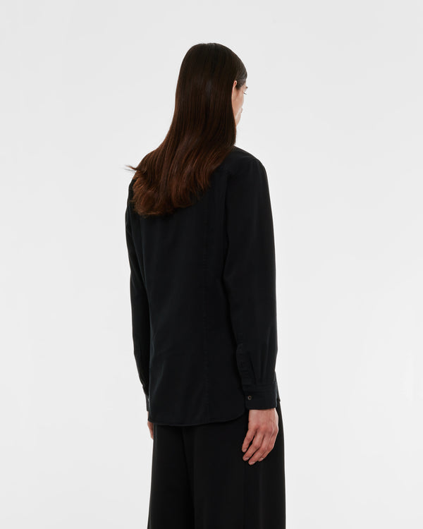 Dries Van Noten - Men’s Long Sleeve Shirt - (Midnight)