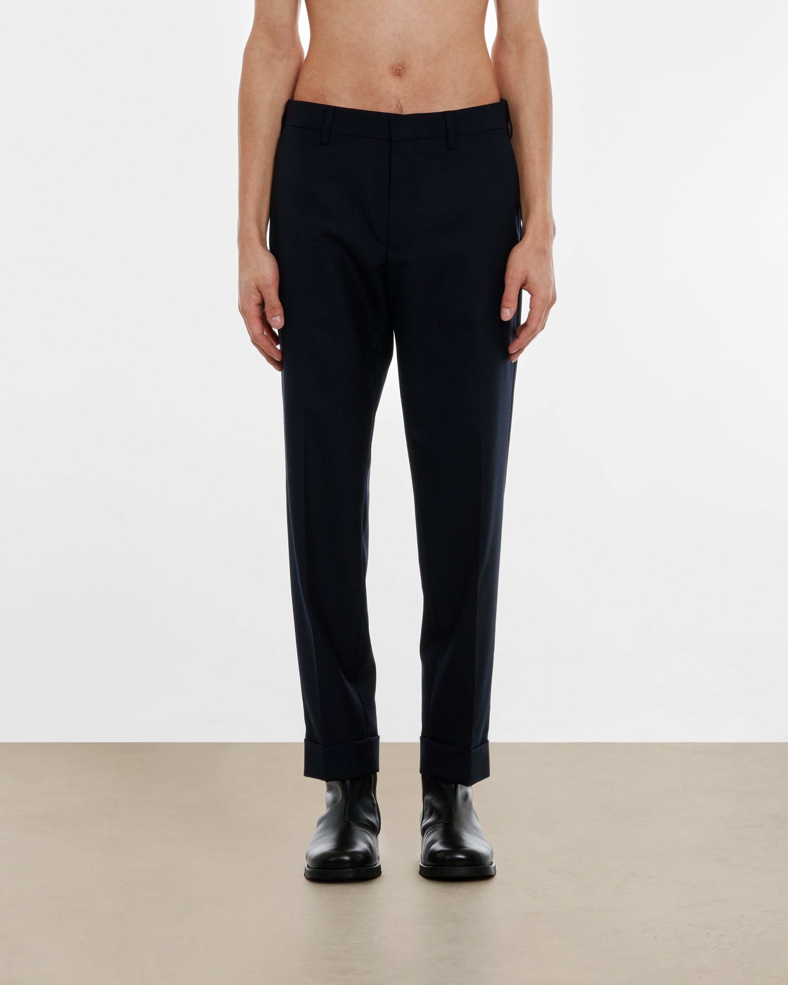 Dries Van Noten - Men's Tapered Trousers - (Navy)