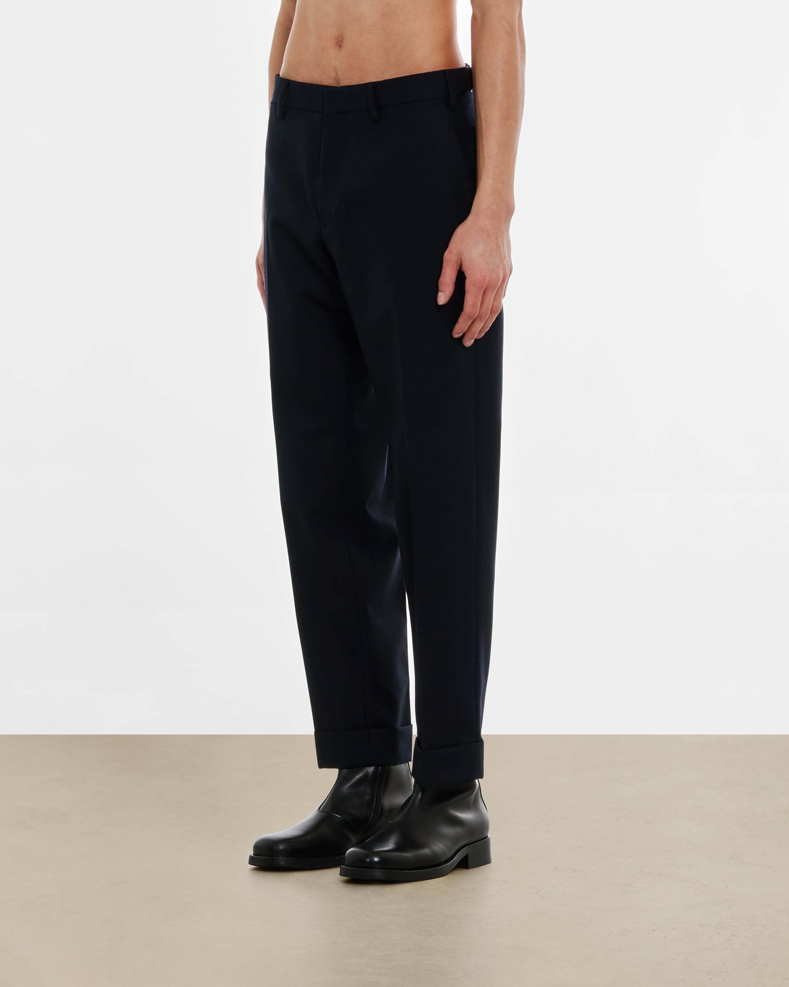 Dries Van Noten - Men's Tapered Trousers - (Navy)