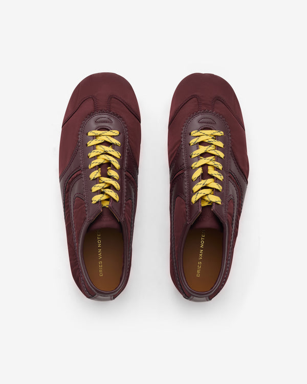 Dries Van Noten - Men’s Nylon Sneakers - (Bordeaux)