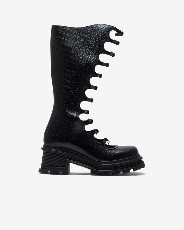 Dr. Martens - Women’s Marc Jacobs Kiki Boot - (Black Croc)