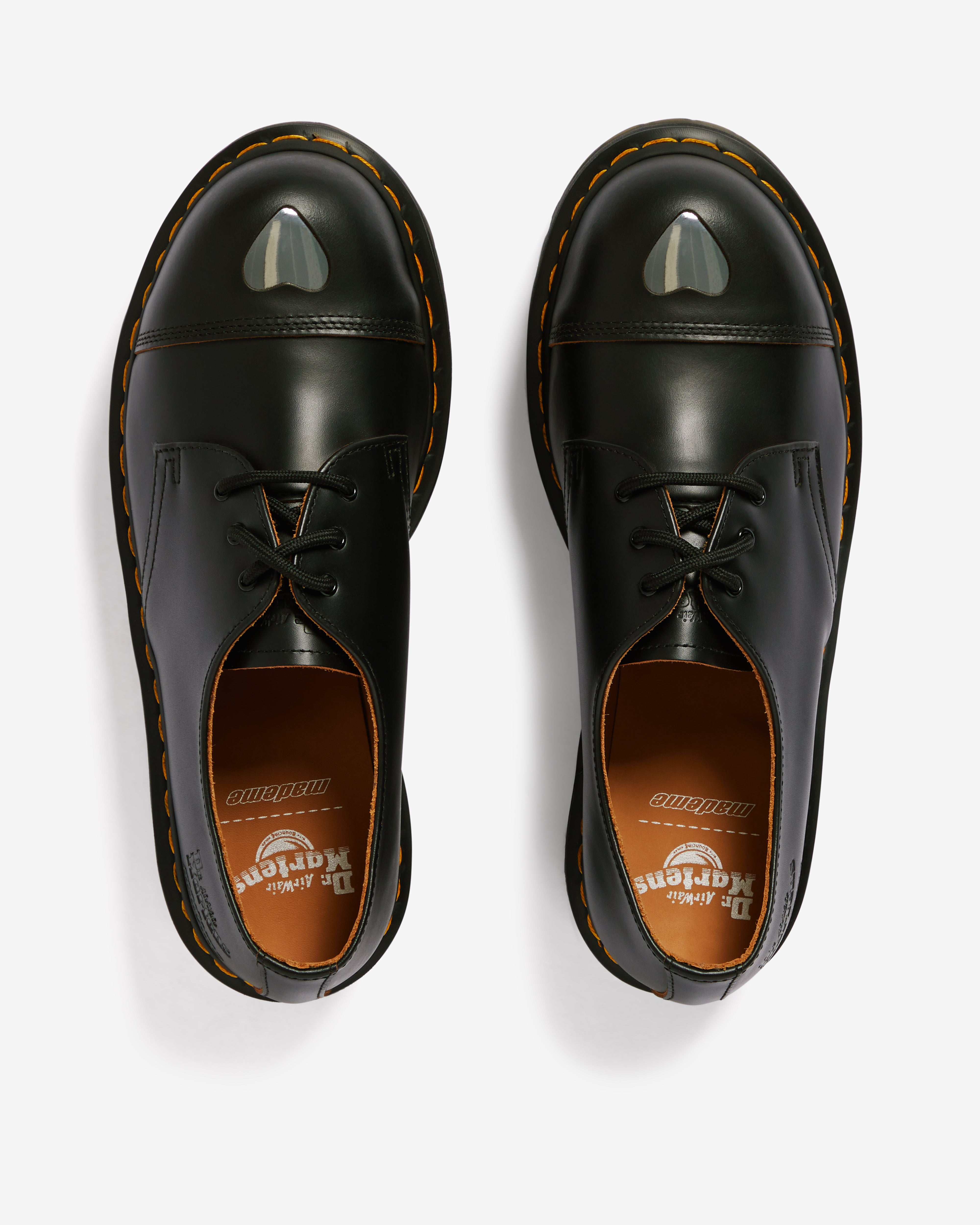 Dr. Martens: MadeMe 1461 Platform Oxford Shoes (Black) | DSML E-SHOP
