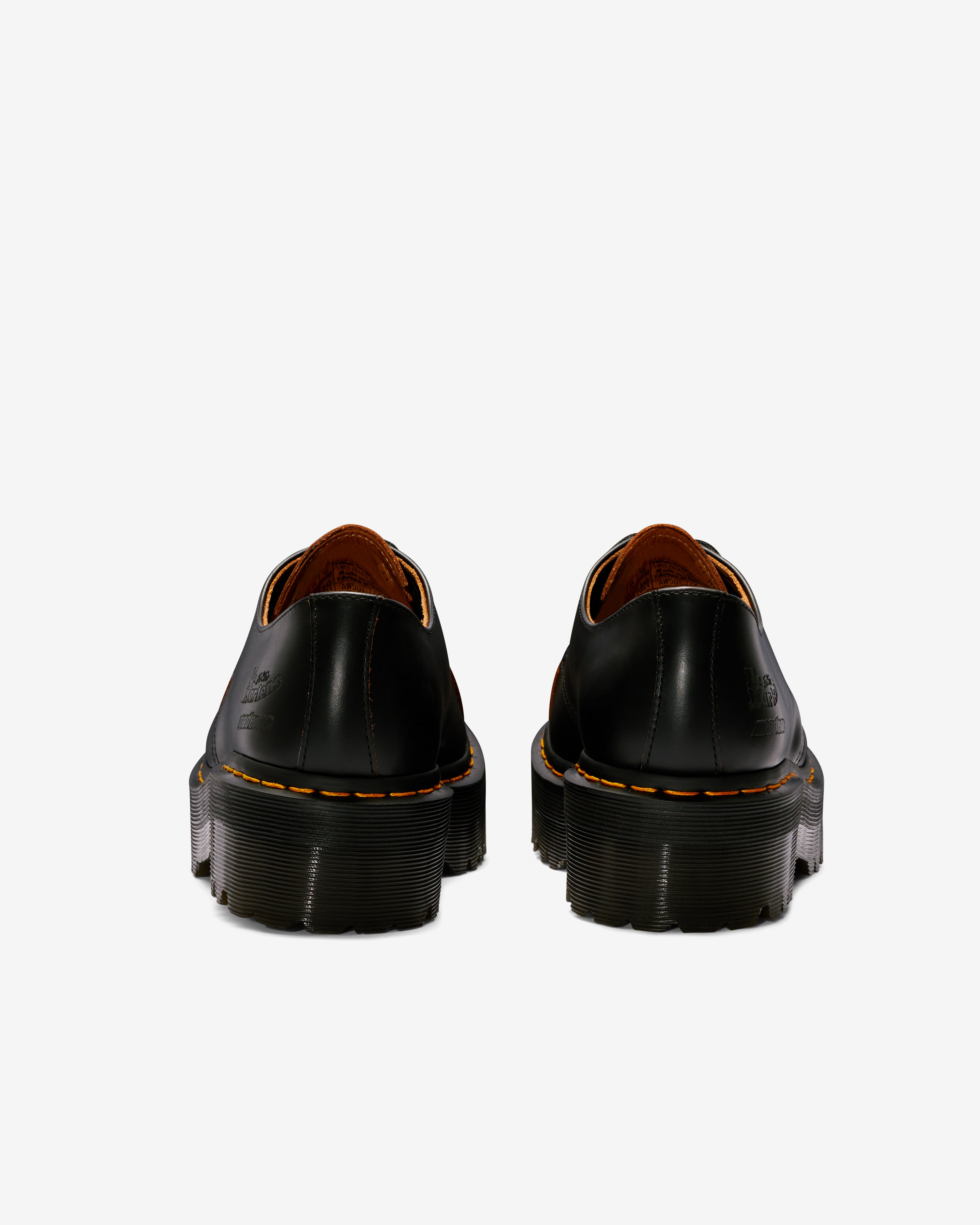 Dr. Martens: MadeMe 1461 Platform Oxford Shoes (Black) | DSML E-SHOP