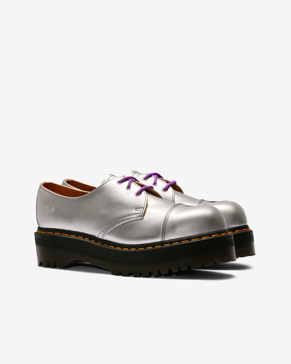 Dr. Martens - MadeMe 1461 Platform Oxford Shoes - (Silver)