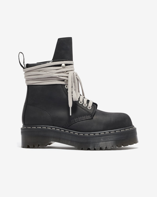 Rick Owens - Quad Sole Steel Toe Boot - (Black)