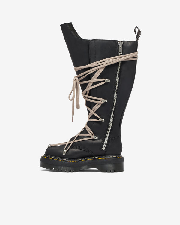Rick Owens - 1B60 Quad Sole Pentalace Boot - (Black)