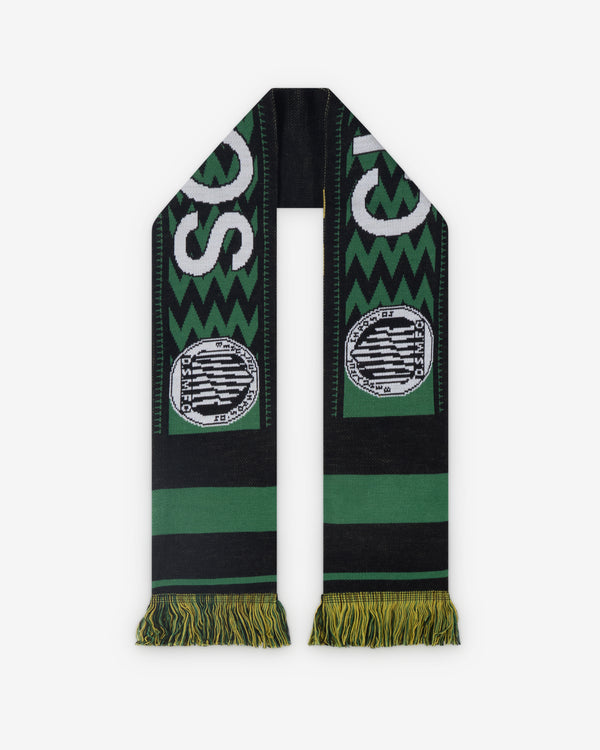 DSM Kei Ninomiya - Chaos Football Scarf - (Black/Green)