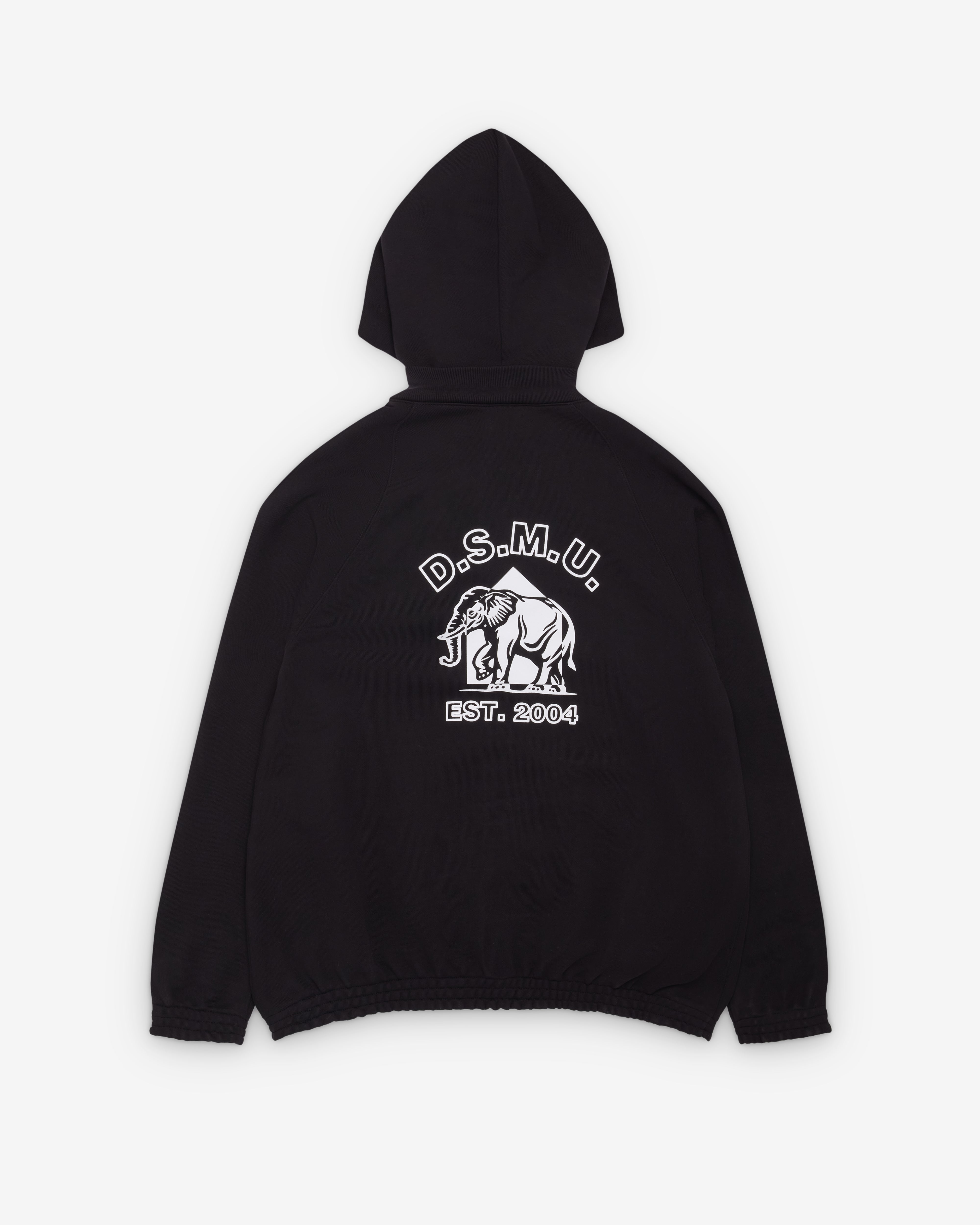 DSM Kei Ninomiya: Zipped Hoodie (Black) | Dover Street Market London