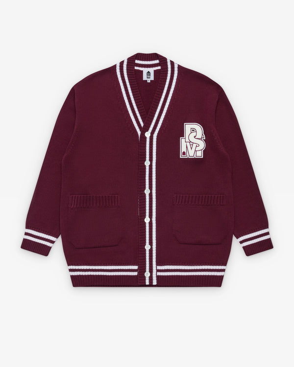 DSM Kei Ninomiya - Oversized Cardigan - (Burgundy)