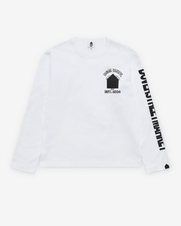DSM Kei Ninomiya - DSM University Longsleeve T-Shirt - (White)