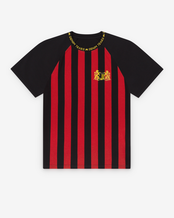 Denim Tears - Men's Two Tone Raglan T-Shirt - (Black/Red)