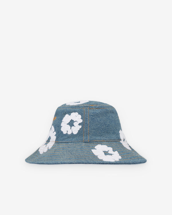 Denim Tears - Men’s Denim Wreath Bucket Hat - (Light Wash)