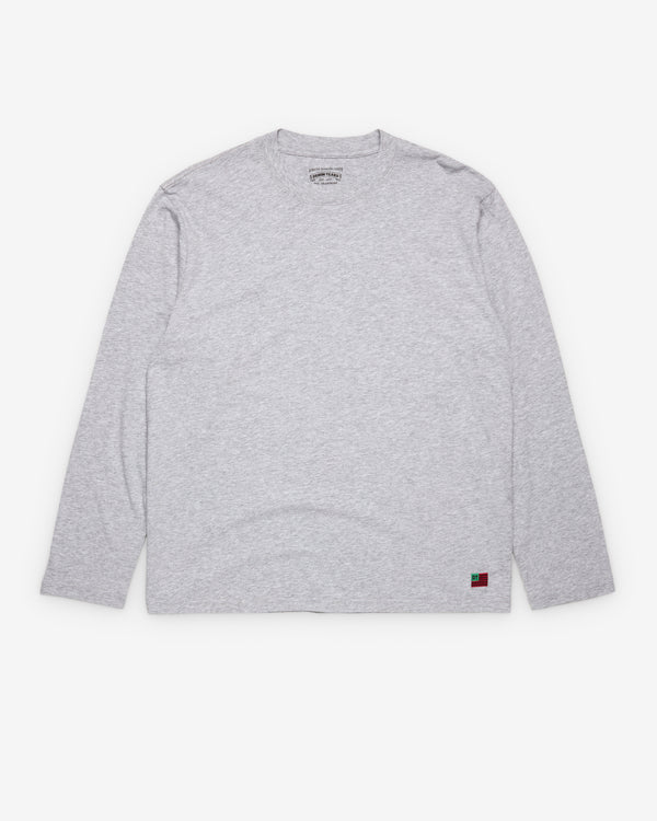 Denim Tears - Men's Long Sleeve Flag Tee - (Grey)