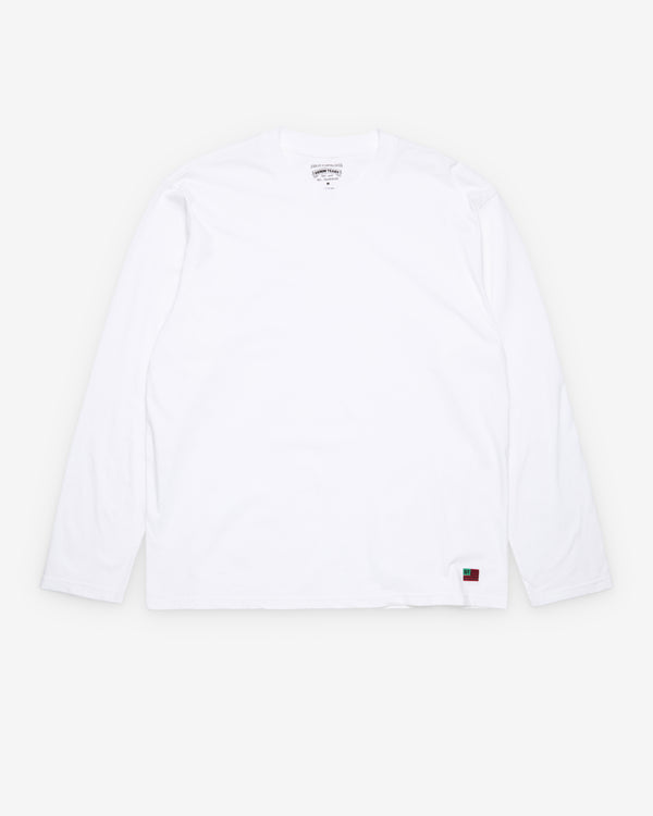Denim Tears - Men's Long Sleeve Flag Tee - (White)