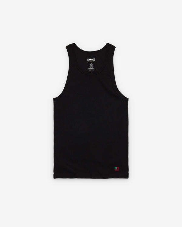 Denim Tears - Men's Ribbed Flag Tank - (Black)