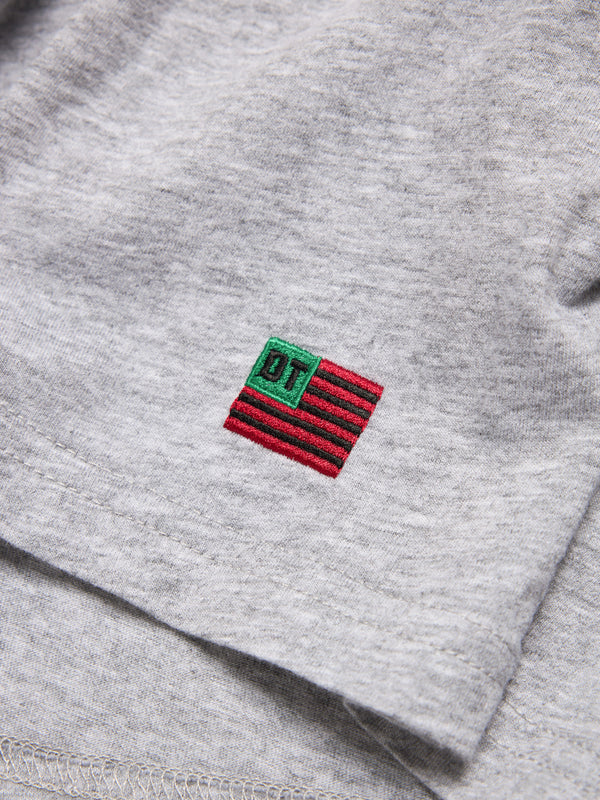 Denim Tears - Men's Short Sleeve Flag Tee - (Grey)