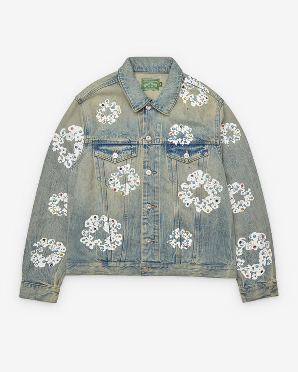 Denim Tears - Men's Studded Denim Jacket - (Dirty Wash)