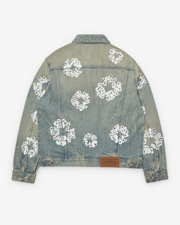 Denim Tears - Men's Studded Denim Jacket - (Dirty Wash)
