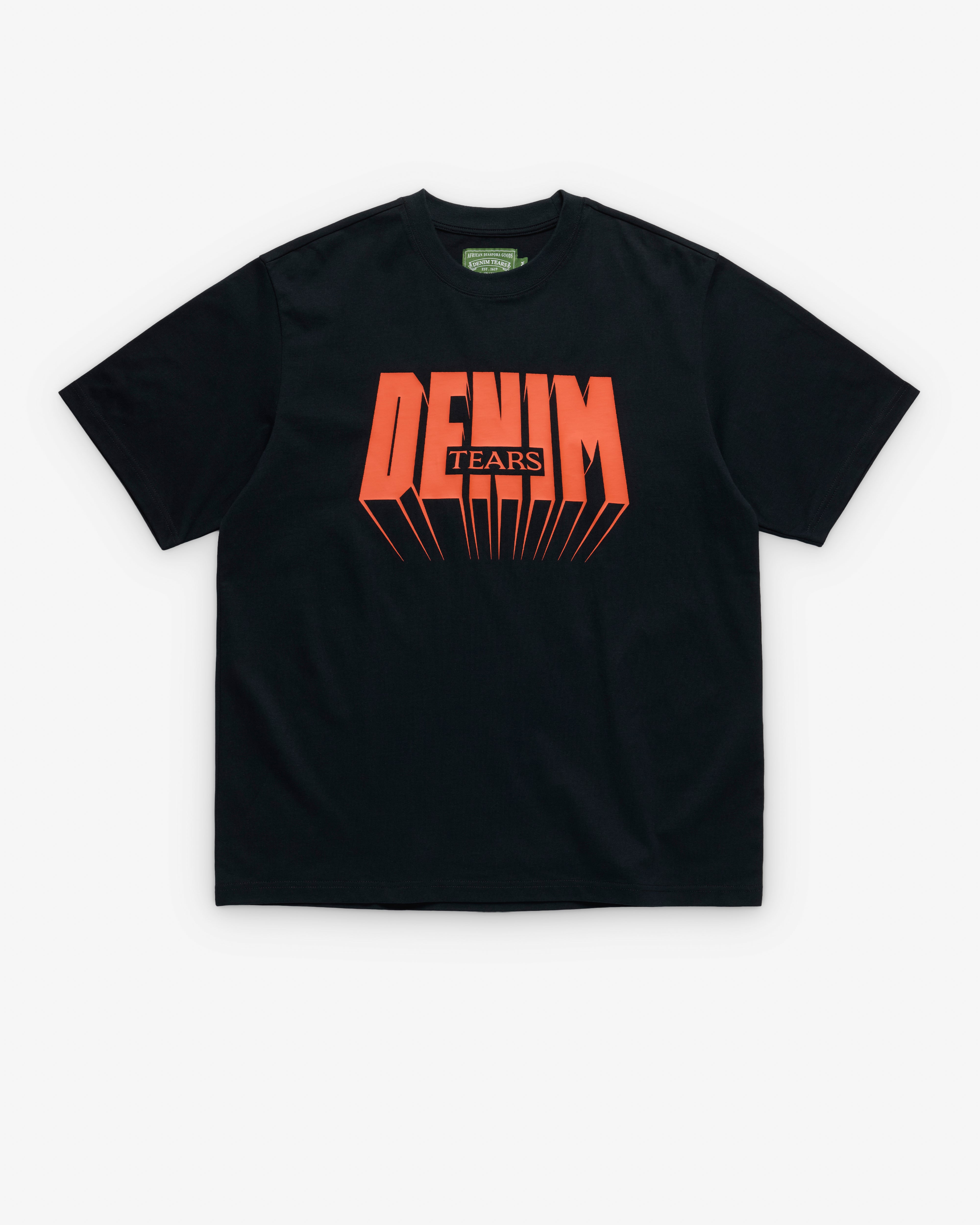 Denim Tears: Men's DT Time T-Shirt (Black) | Dover Street Market