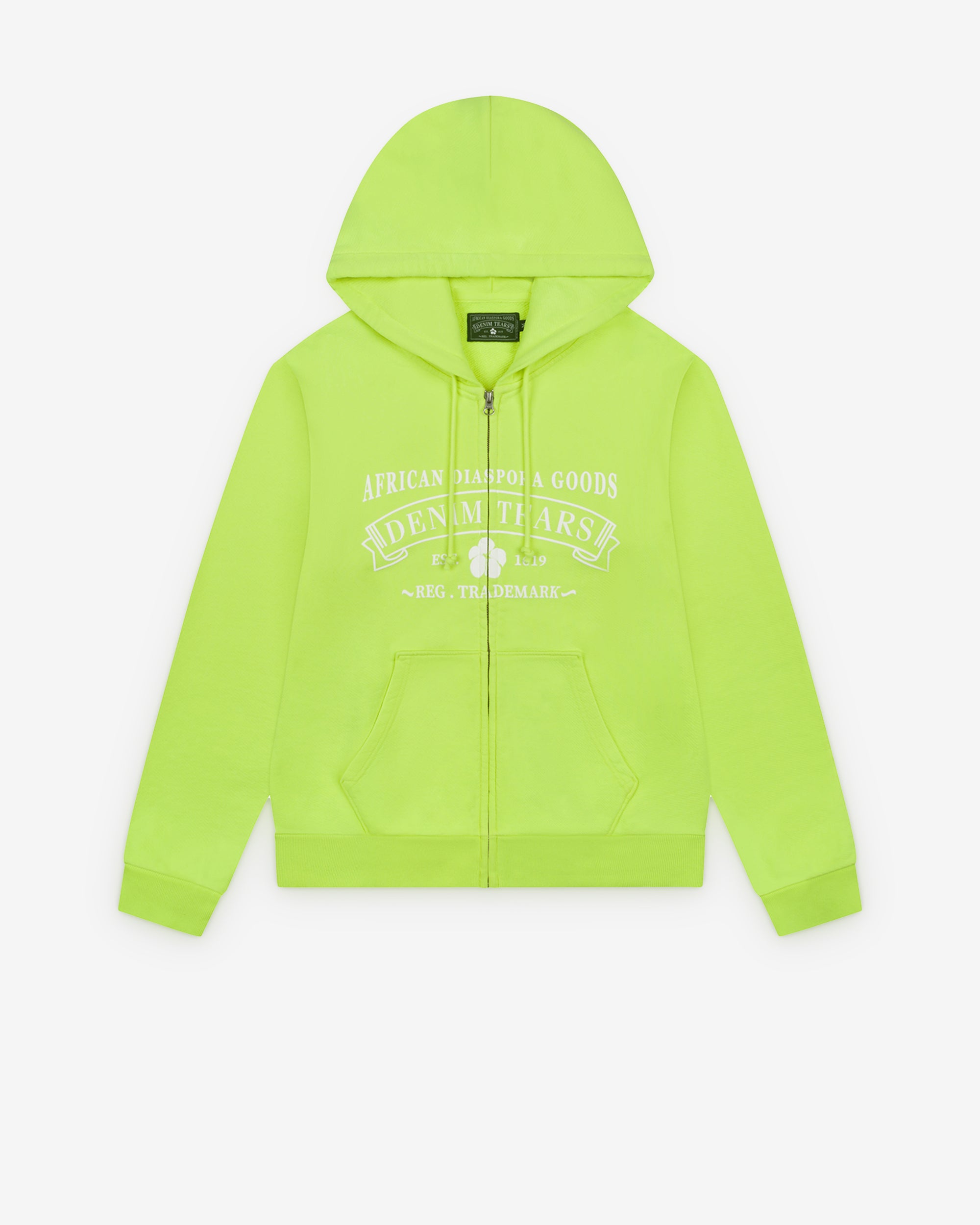 Zip Hoodie Tommy Hilfiger Neon Green Hoodie Denim Tears: Men's ADG