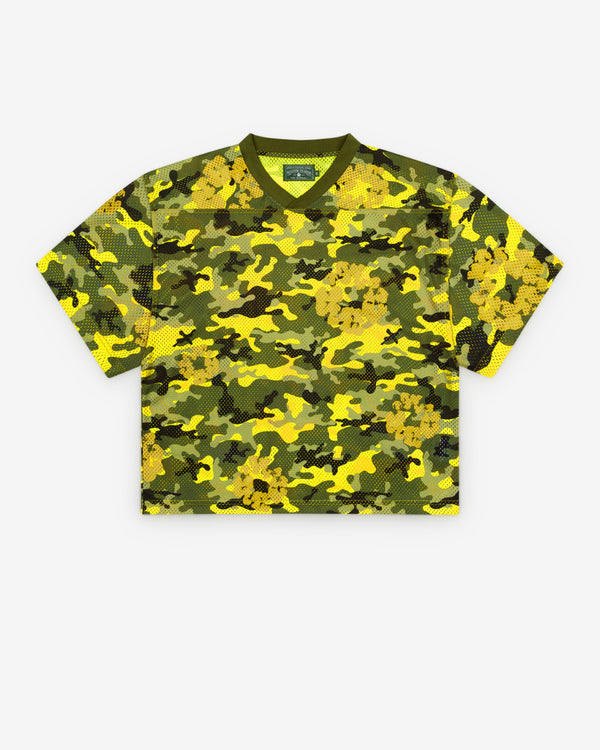 Denim Tears - Camo Wreath Jersey - (Yellow Camo)