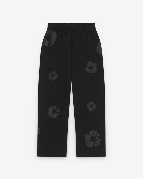 Denim Tears - Men's Mono Wreath Open Hem Sweatpant - (Black)