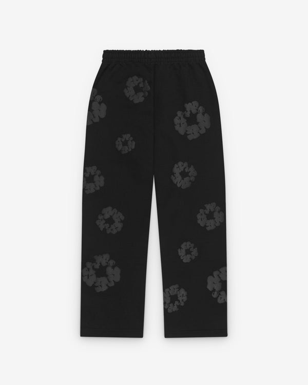 Denim Tears - Men's Mono Wreath Open Hem Sweatpant - (Black)