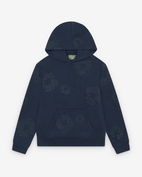 Denim Tears - Men's Mono Wreath Hoodie - (Navy)