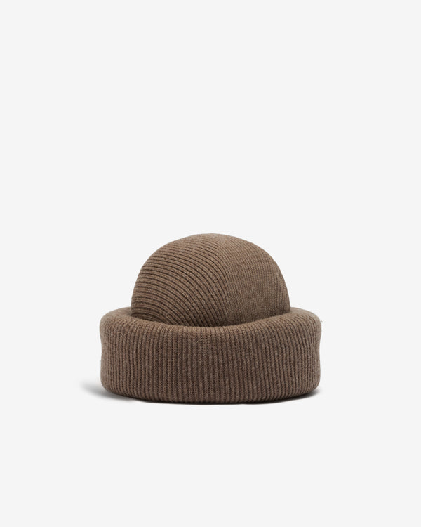 Duran Lantink - Women’s Padded Knitted Beanie - (Taupe)