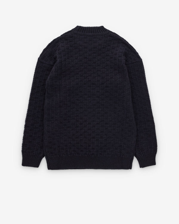 Duran Lantink - Women’s Cable Knit Sweater - (Navy)