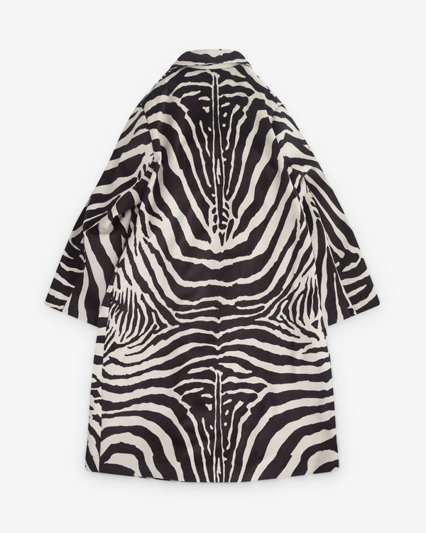 Duran Lantink - Women's Sculptured Oversized Coat - (Black/White)