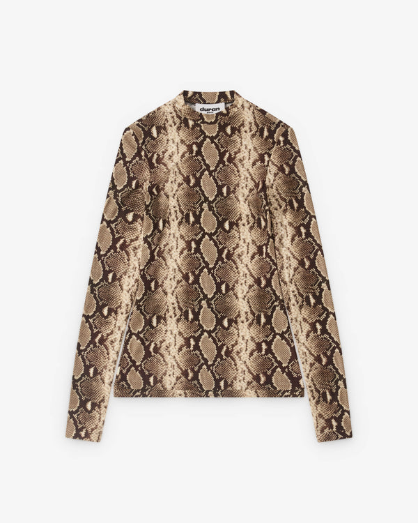 Duran Lantink - Women's Printed Snake Print Top - (Multi)