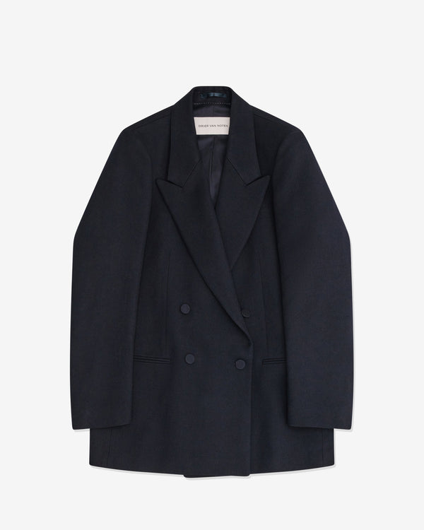 Dries Van Noten - Women's Double Breasted Blazer - (Navy)