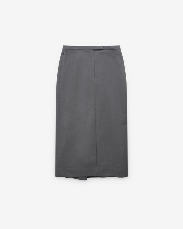 Dries Van Noten - Women’s Straight Skirt - (Grey)