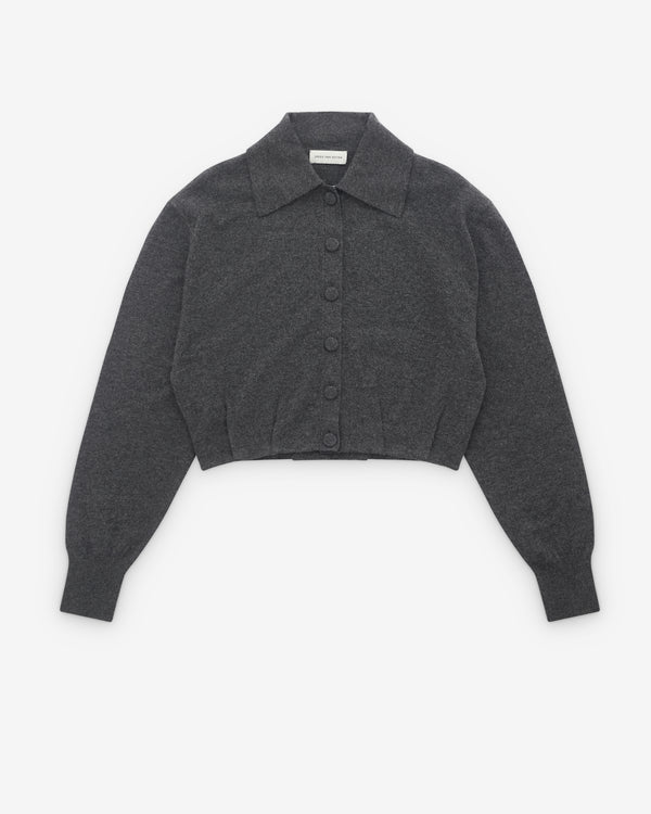 Dries Van Noten - Women’s Tigre Cardigan - (Dark Grey)