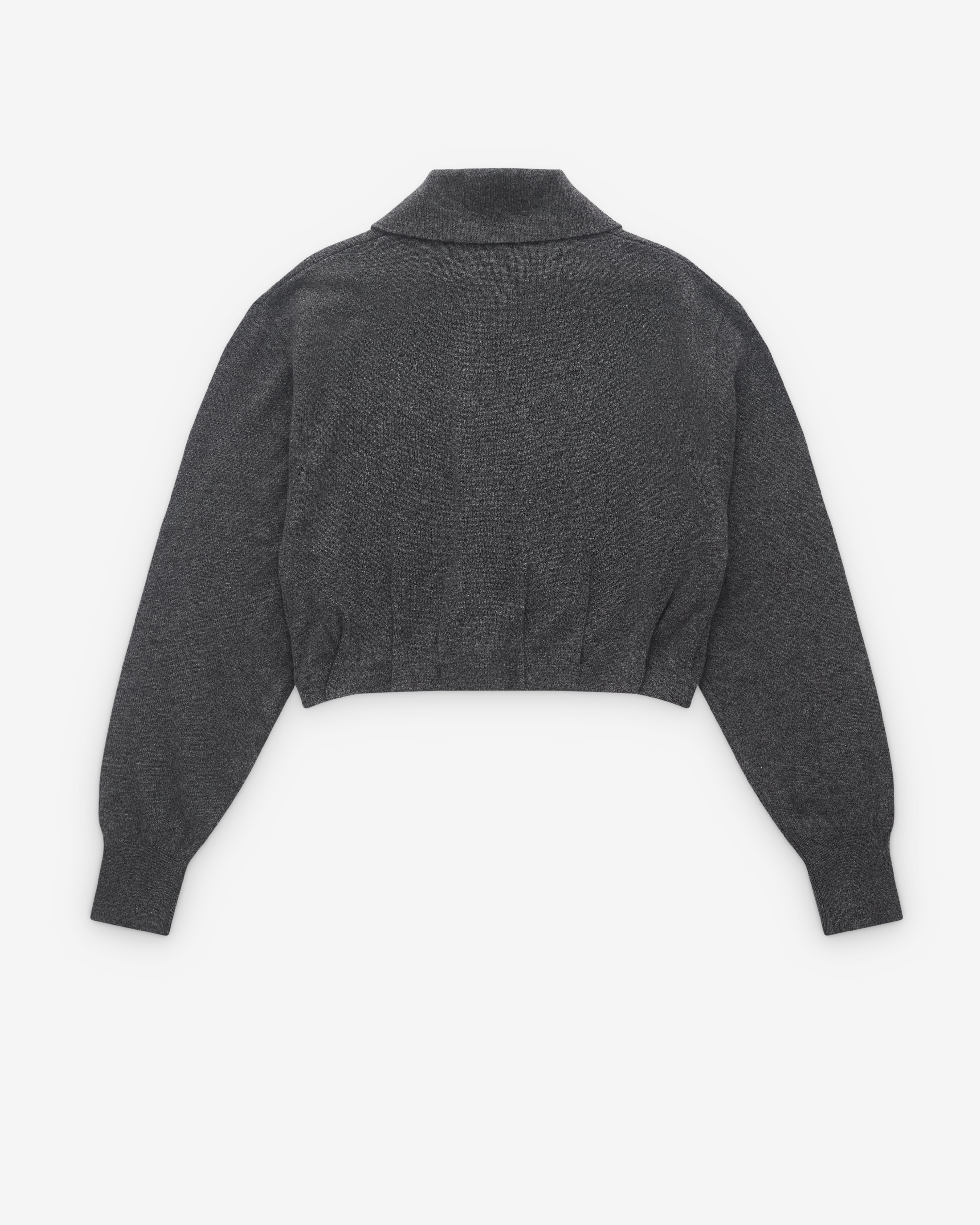 Dries Van Noten: Women's Tigre Cardigan (Dark Grey) | Dover Street