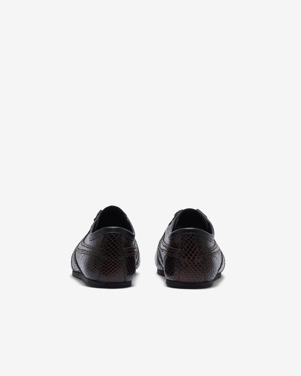 Dries Van Noten - Women’s Leather Sneakers - (Dark Brown)