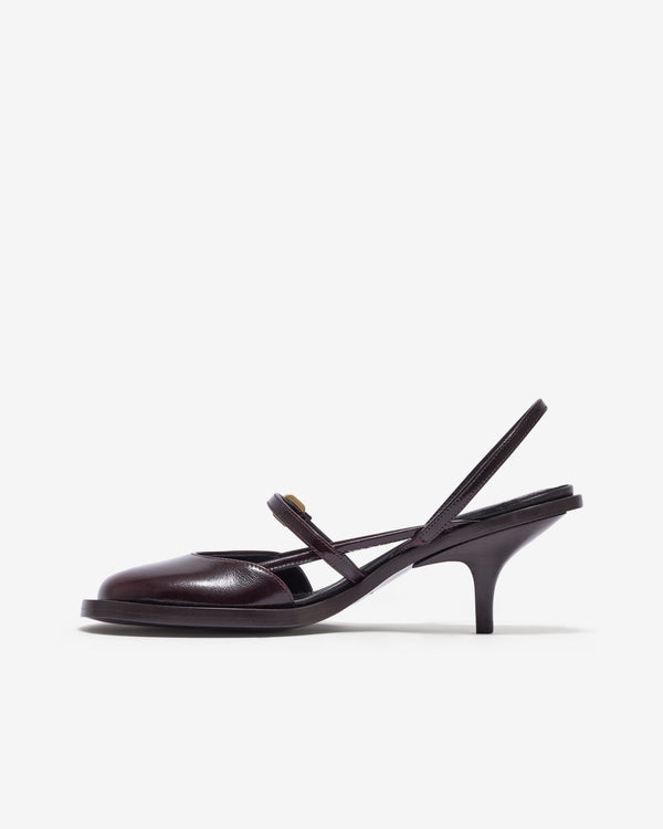 Dries Van Noten - Women’s Slingback Pumps - (Ruby)
