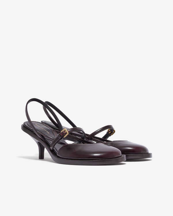 Dries Van Noten - Women’s Slingback Pumps - (Ruby)