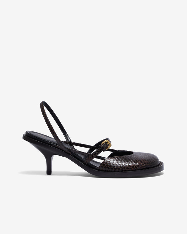 Dries Van Noten - Women’s Slingback Pumps - (Dark Brown)